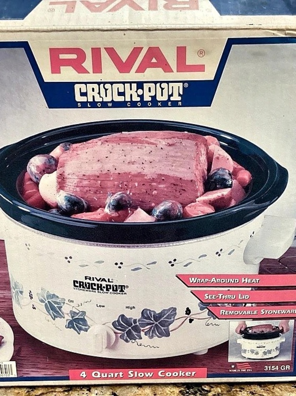 Rival Crock-Pot 4 Quart Slow Cooker